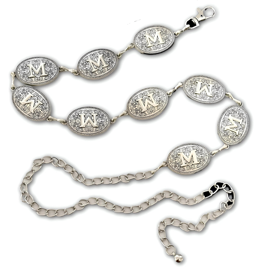 Belt Chain-A modern belt with a luxurious Concho design Made for modern women who seek excellence and elegance, it easily matches any dress