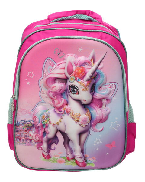 Durable School Backpack with 2 Zippers, Spacious & Lightweight Bag for Kids, Teens & Students, Comfortable Shoulder Straps