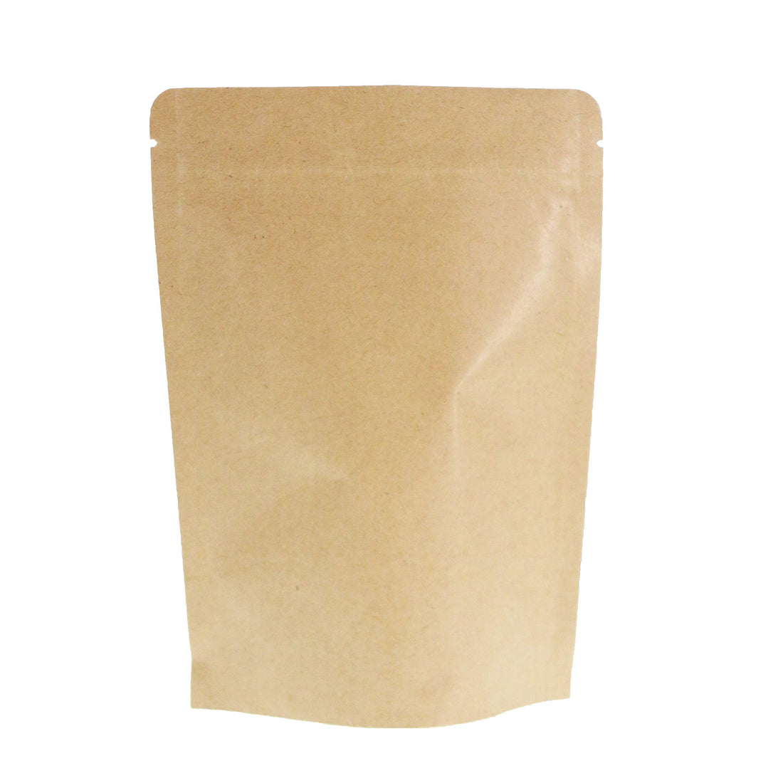 SumDirect Kraft Stand Up Pouches - 50 Pack 5x7 Inch ZipperFood Storage Reusable Bags with Foil Lined for Home or Business (Brown)