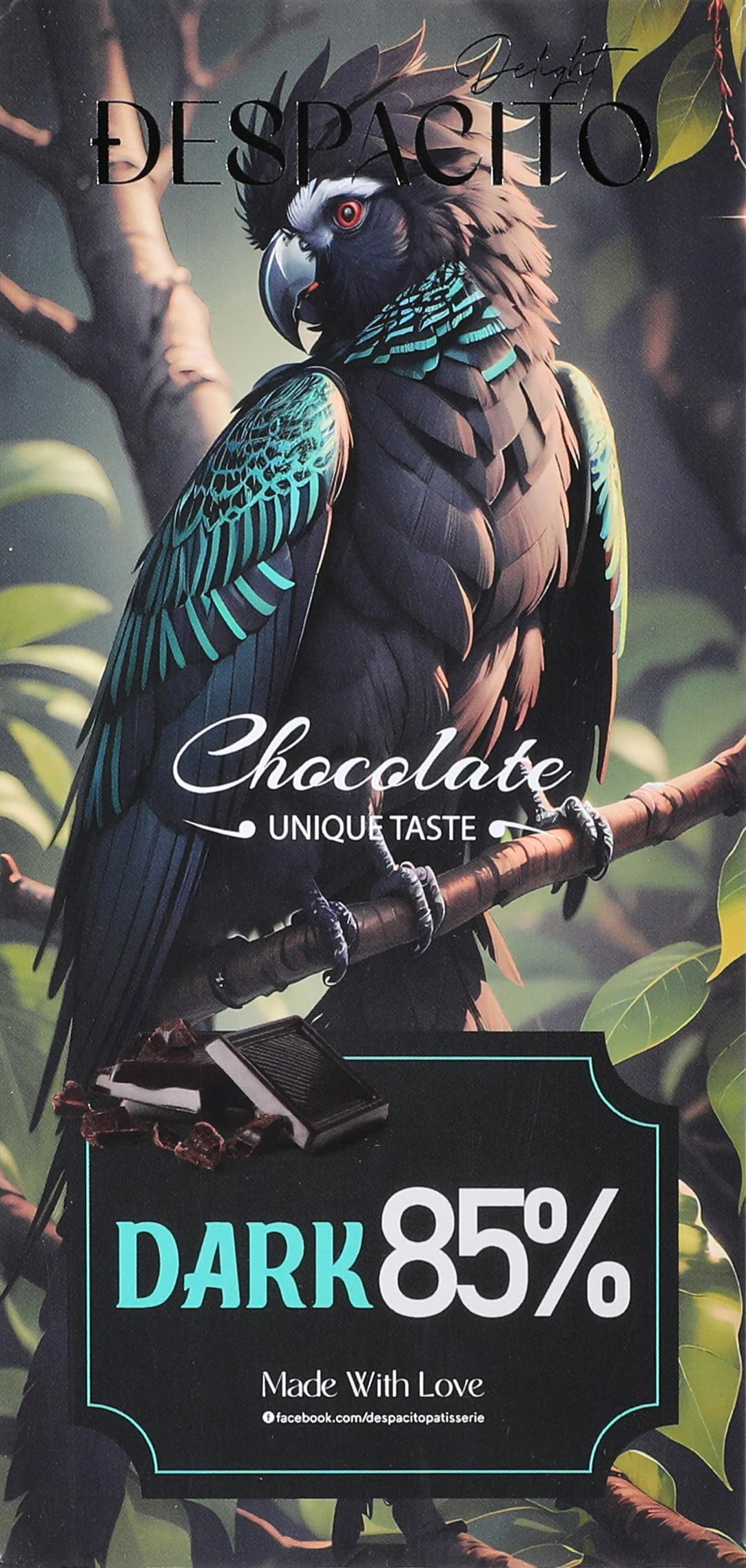 Despacito Dark 85% Chocolate 80 gm
