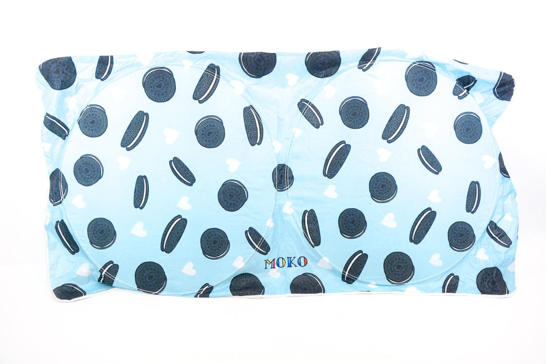 Printed sunshades for protection from the sun's rays for cars, trucks, and SUVs - various designs