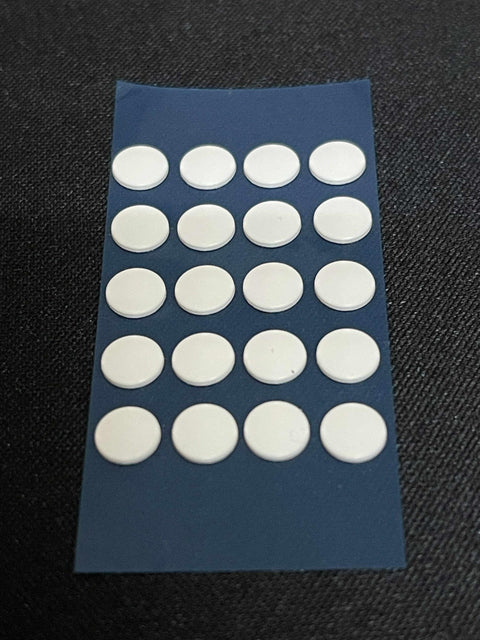 1pack white Dots mouse Feet Skates for Universal Dots Mouse Feet Mouse Skates Dots 1pack