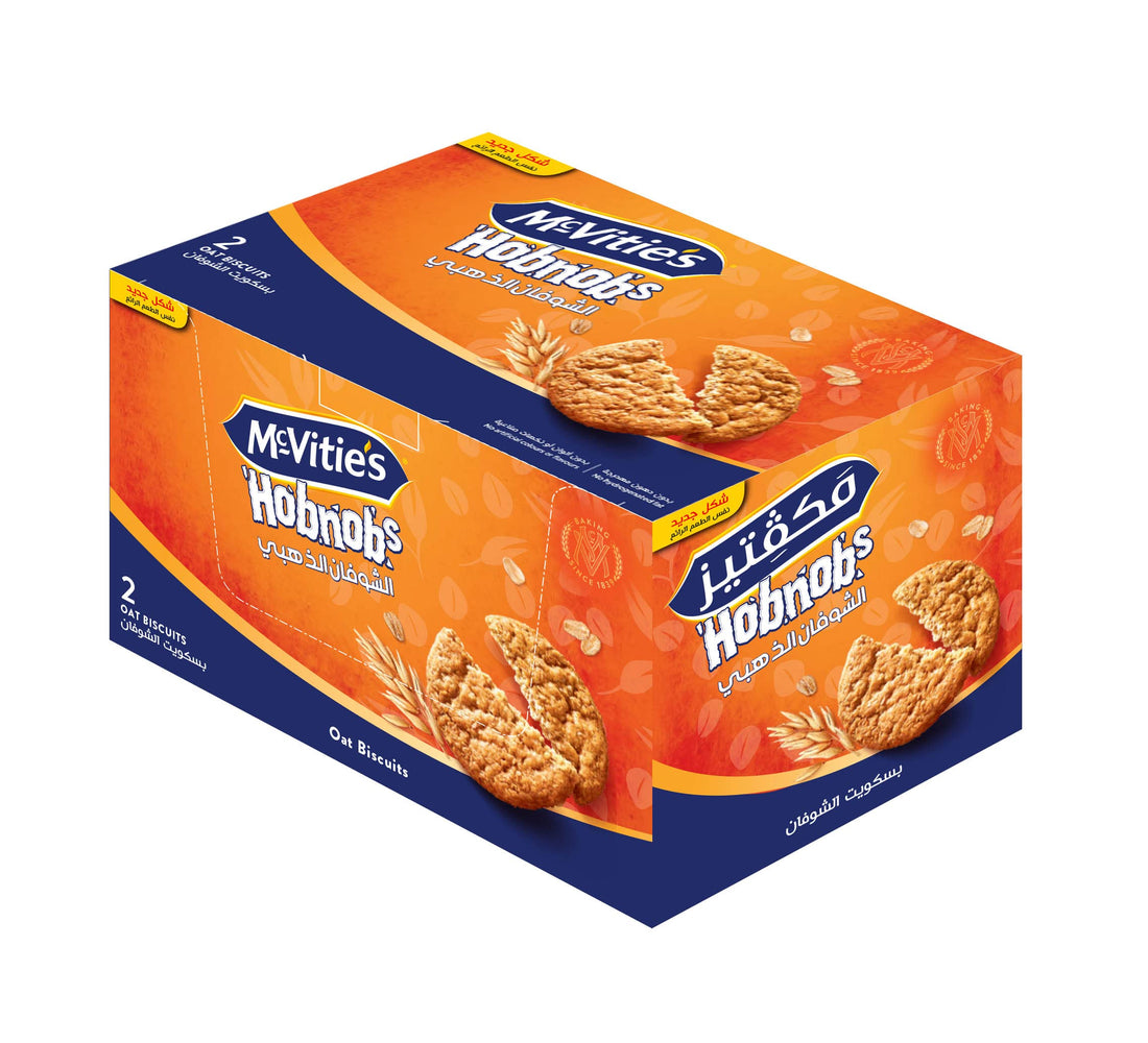 McVitie's Hobnob's Golden Oat Biscuit 24gm - 12 Pieces