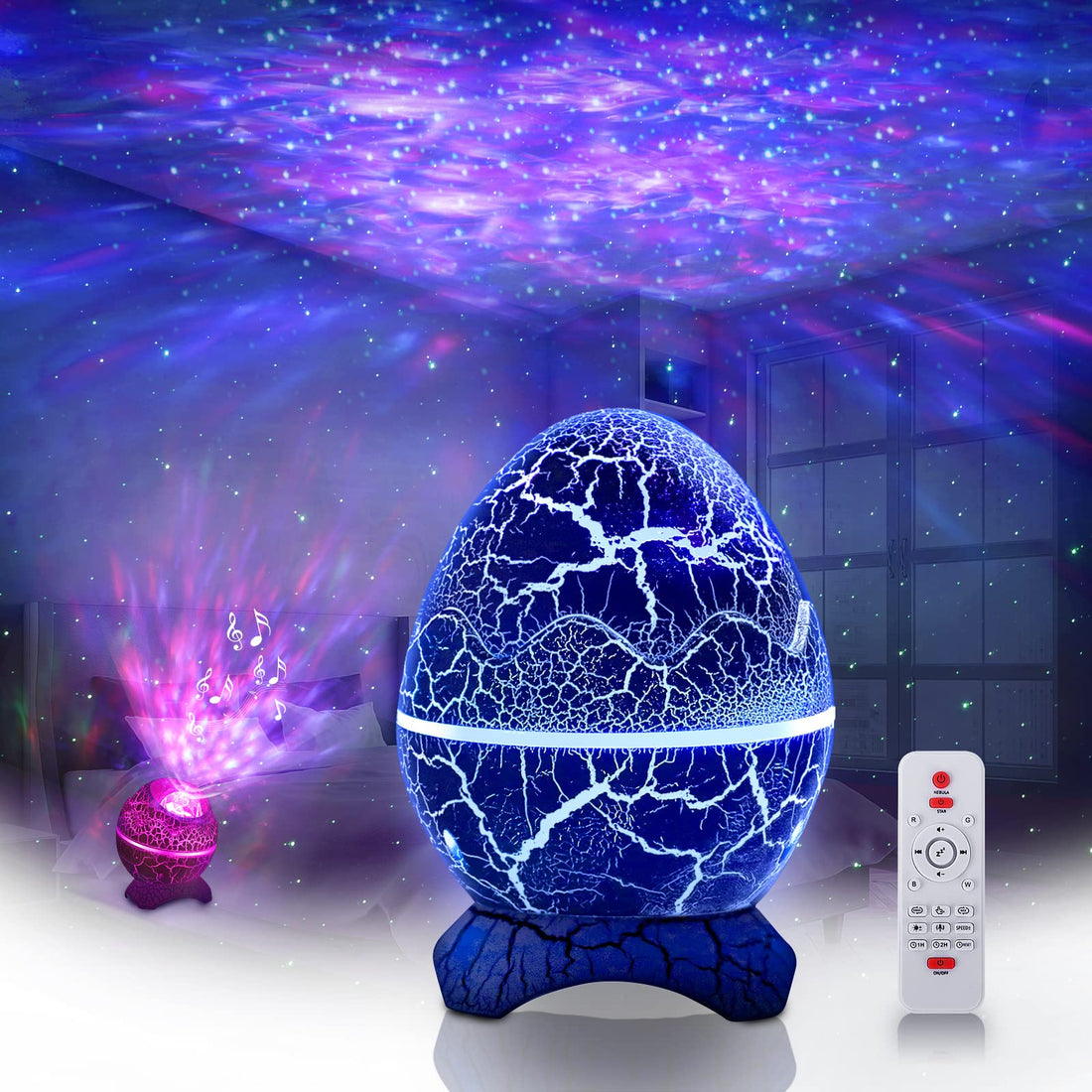 Mini Chainsaw Cordless LED Star Projector Galaxy Projector Light
