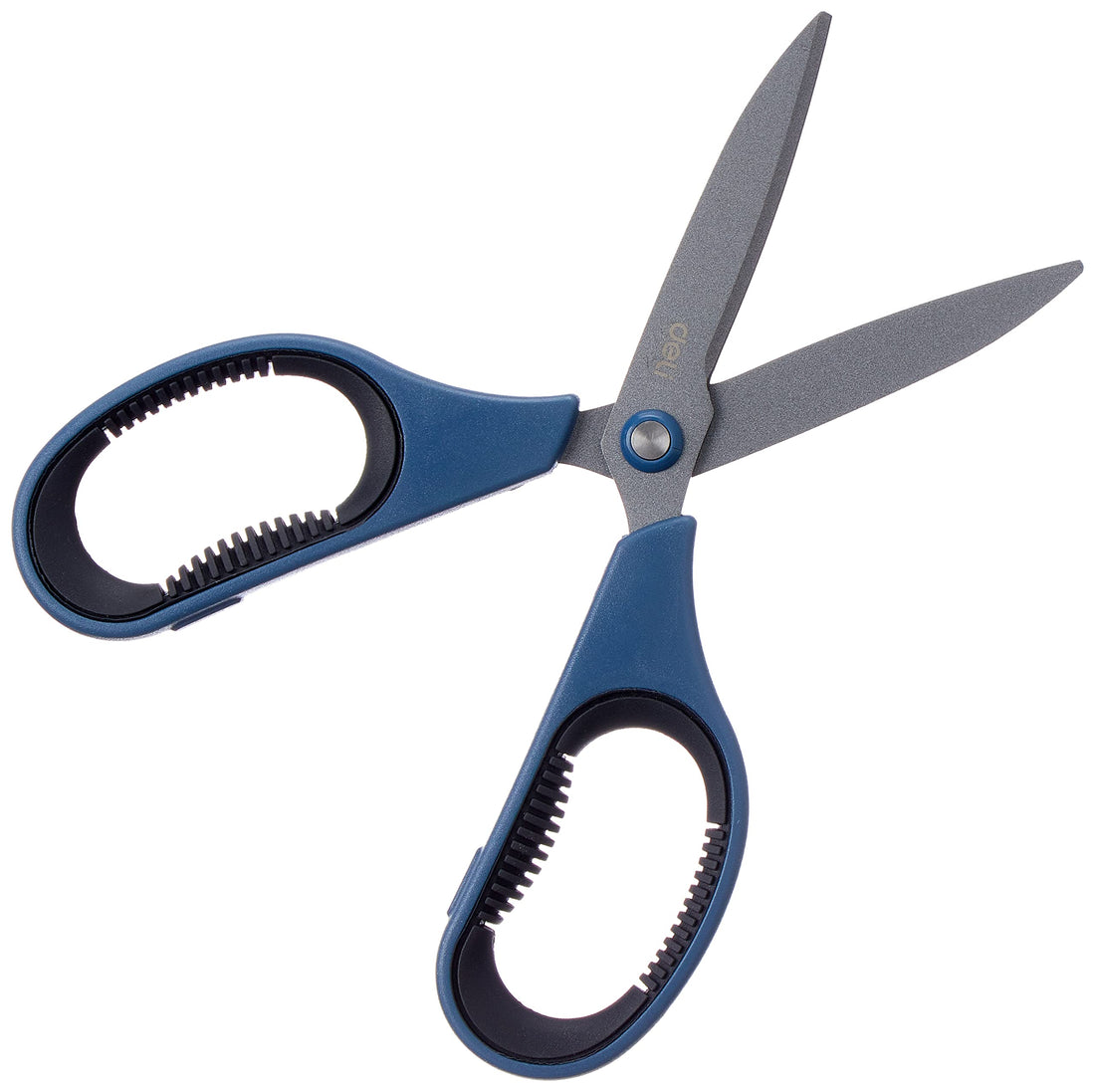Deli e77754 scissors, 170 mm - black and navy blue