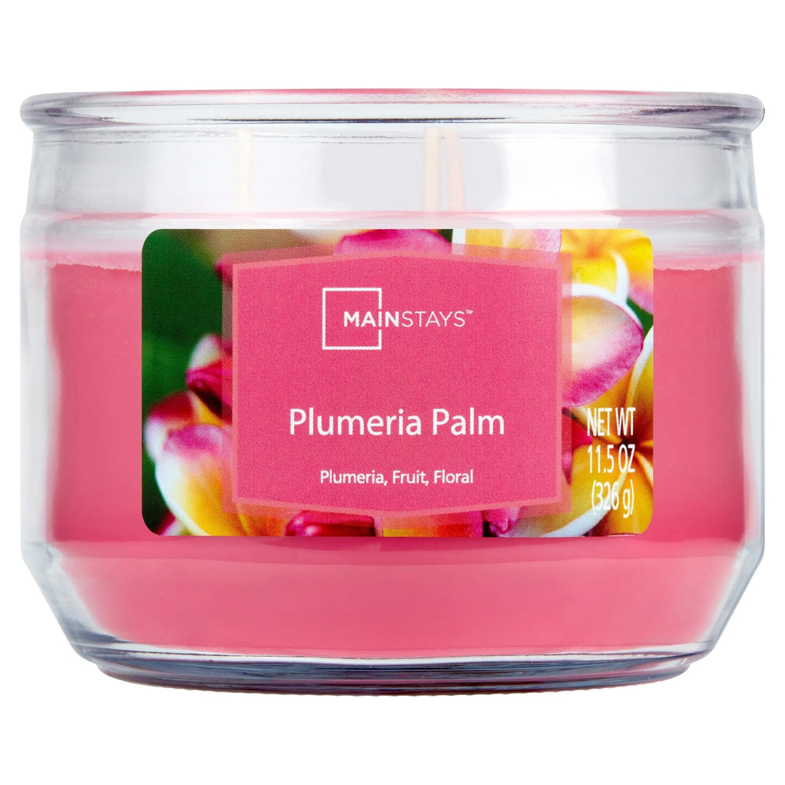 Kanawaty Scented 11.5 oz Candle Jar, PLUMERIA PALM, Up to 45 Hours of Burn Time, Three-Wick