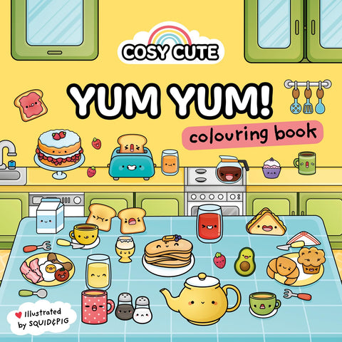 Cosy Cute Yum Yum: Colouring Book