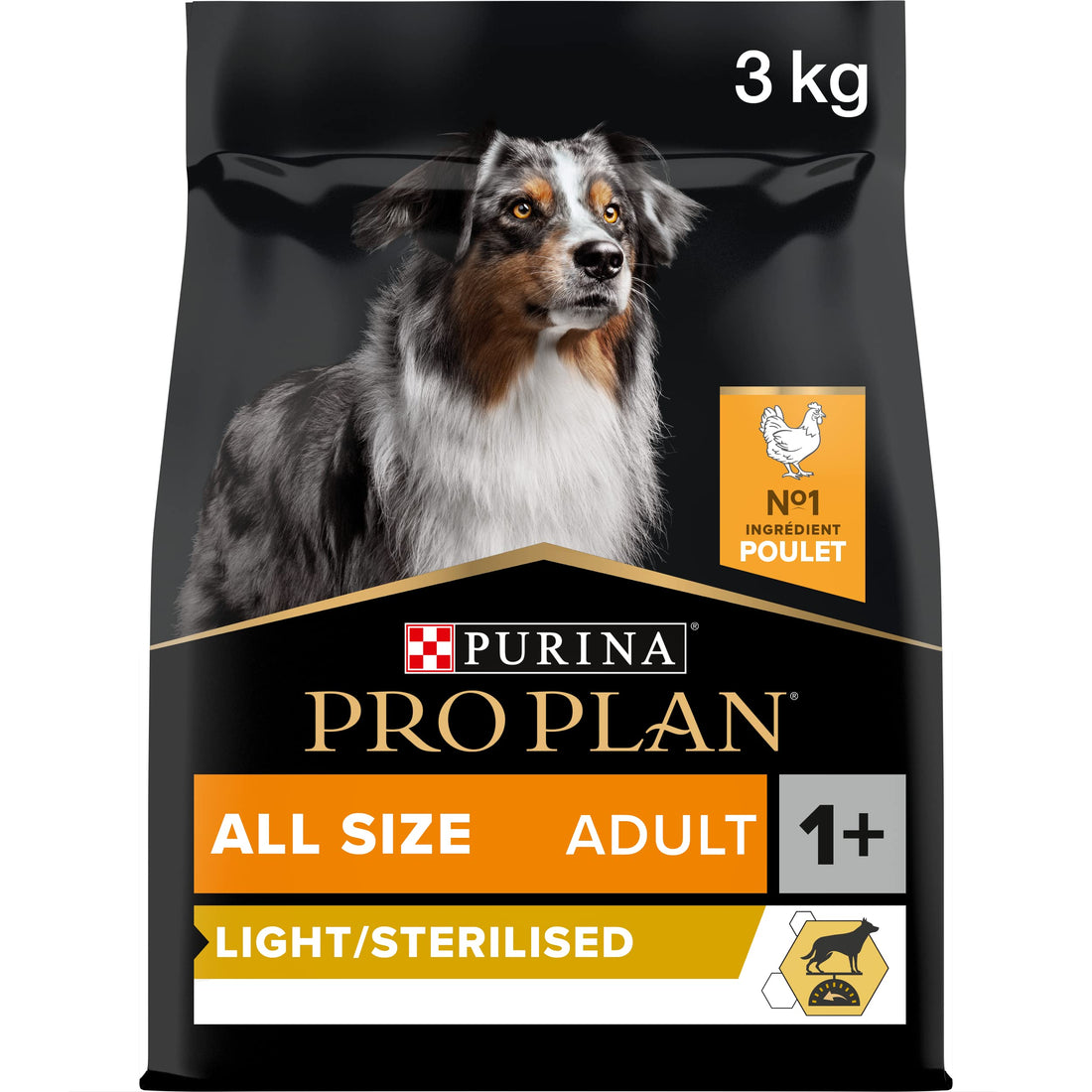 Pro Plan Allszadl Light Strls Dogchkn 3Kg