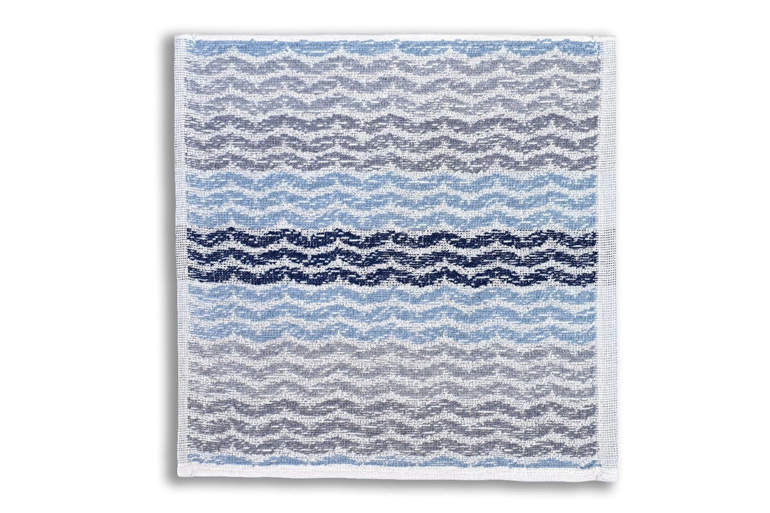 Washcloth, 4 PCS PACK OF Towels 100% Cotton,30x30 cm, Blue.