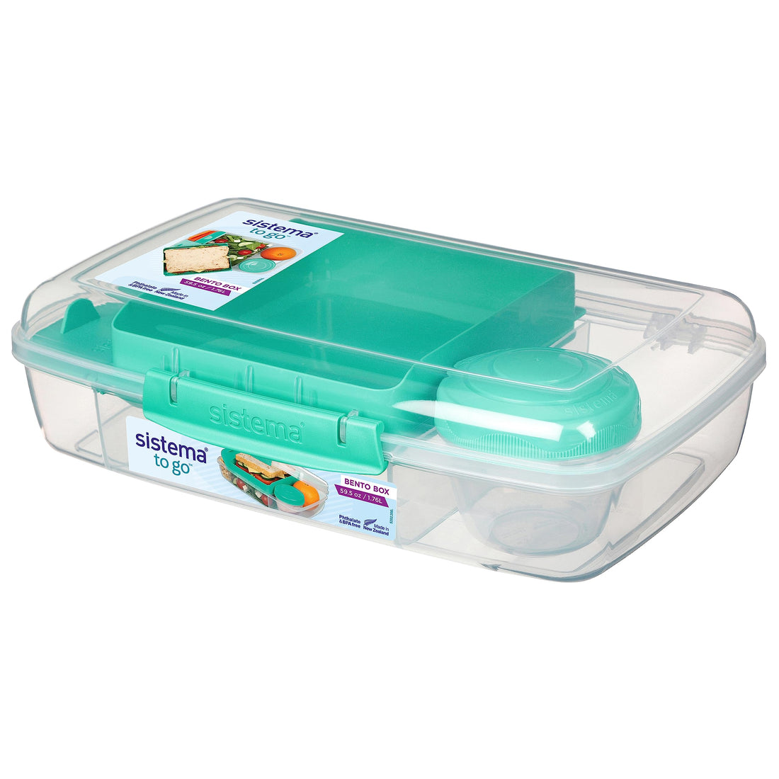 Sistema Food Container, 1.76 Liter - Purple
