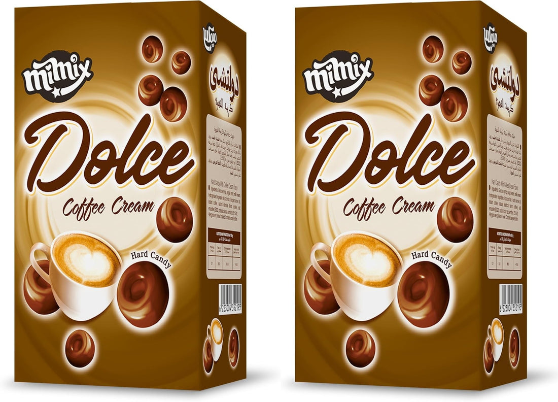 Memix Dolce Coffee Cream Flavor Candy 220 Pieces - 2 Pack (375g)