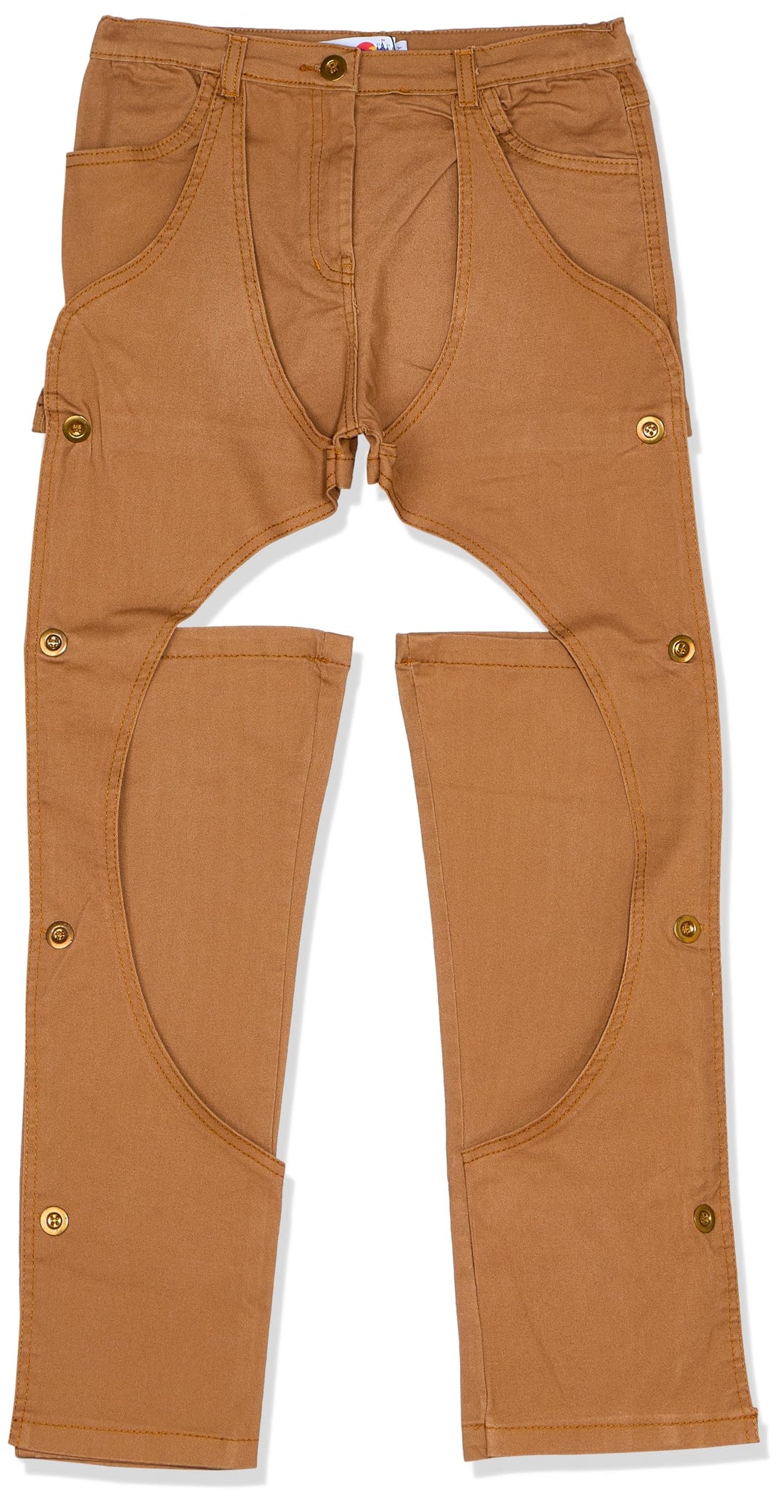Jodi Mini | Cowboy Pants | Beige | Sutitable for Girls
