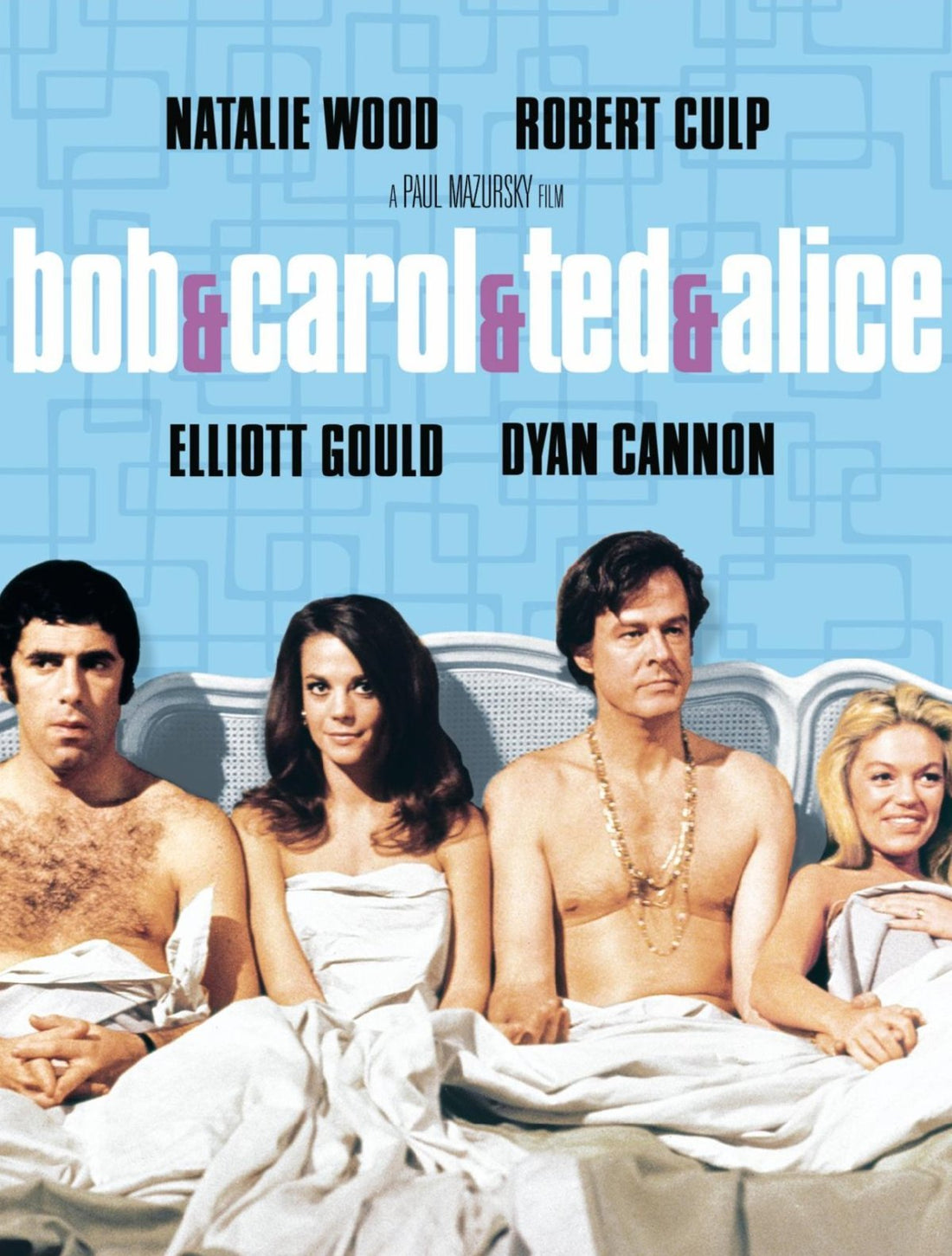 Bob & Carol & Ted & Alice (1969) DVD, Classic Comedy Drama Film, Natalie Wood, Robert Culp, Elliott Gould, Dyan Cannon, Bonus Features