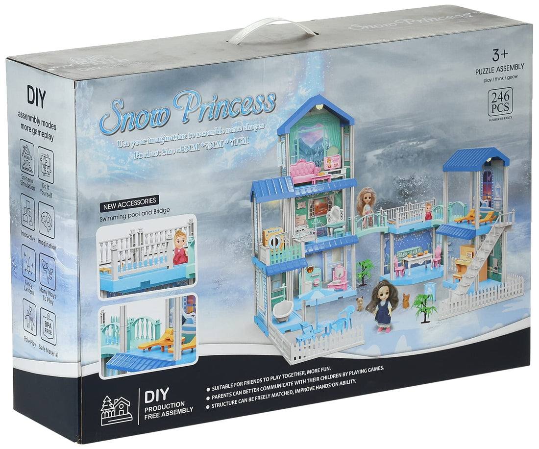 JACK SPRATT diy villa set boy toys, girl toys, birthday gift, Christmas gift, growth, fun, learning, for kids.