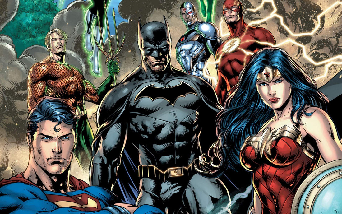 CanvasBY Justice League Dc Comic Art Wall Art Canvas Print