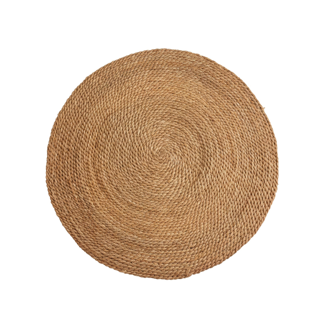COUNTRY CHARM Round Rugs – Farmhouse Décor Accent Braided Rug, Eco-Friendly Kitchen & Bedroom Rug, Circular Rug Handcrafted from Egyptian Halfa Grass, in 3ft
