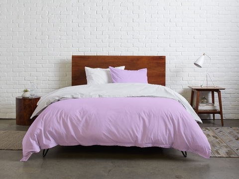 Tigers Trade Lines Quilt cover set from Mix Catalogue - Cotton - 3 pieces - for main rooms and youth rooms (White - Bumby, for single bed size 120cm (Youth))