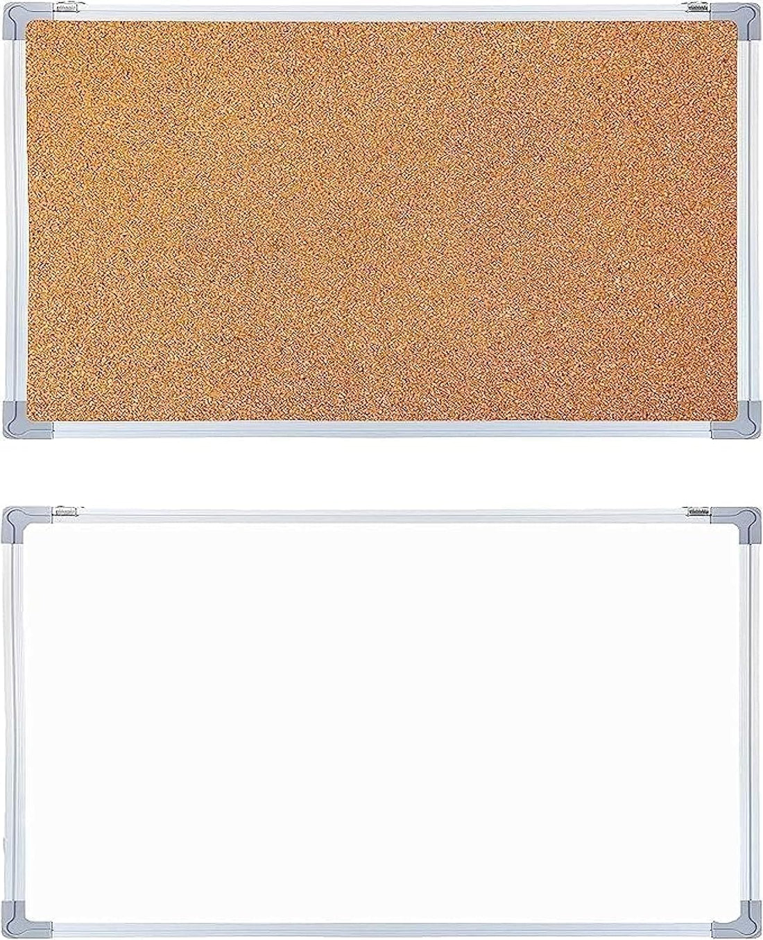 Set of Whiteboard, 45cm x 60cm & Cork Board, 45cm x 60cm