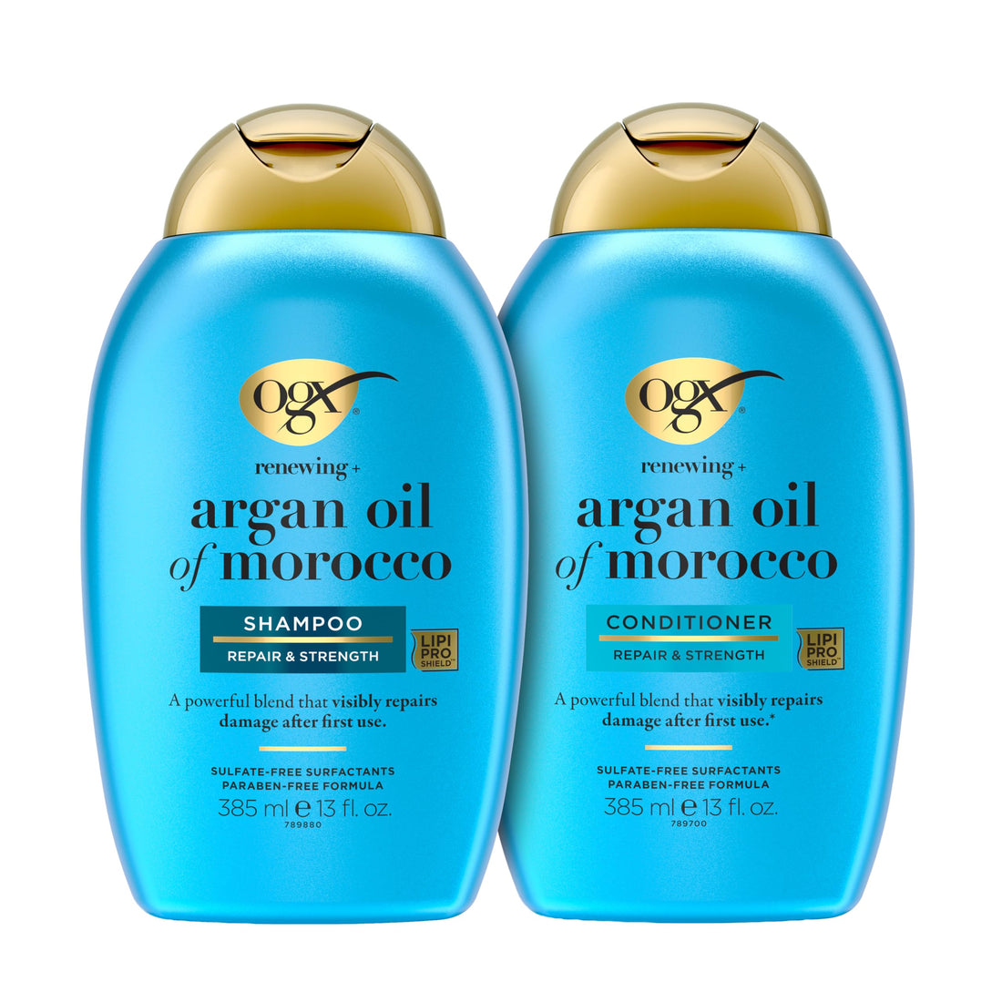 OGX Shampoo & Conditioner, Renewing+ Argan Oil of Morocco, 385ml, Pack of 2