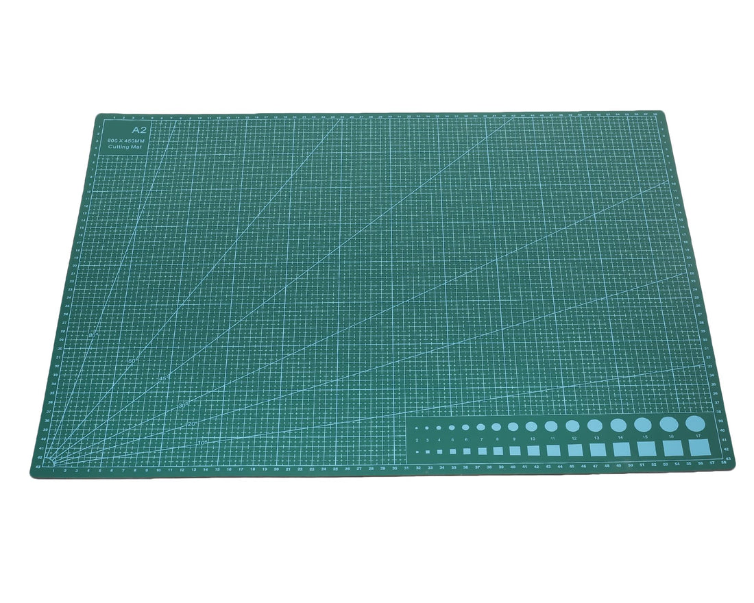 Elmaayergy A2 CT-A2 M-269_C-49_C-51 QS-3 Silicone Cutting Mat For Precision And Easy Paper Cutting, Size 45 * 60, Made With Premium Material For Durability And Long-Lasting Use - Green