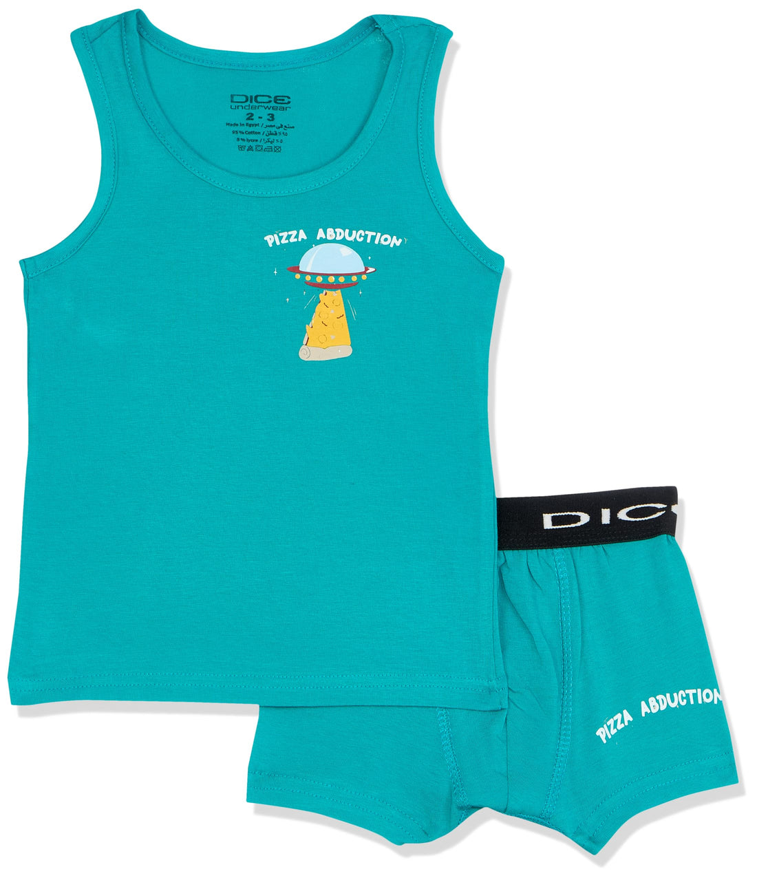 Dice Boys Tank Top with different prints and Boxer Shorts,Genzary 4-5 Years