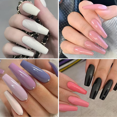 Nail Kit - Enjoy a complete and perfect range of nail colors, offering 12 must-have colors in different sizes for easy beauty and development, wherever you are!