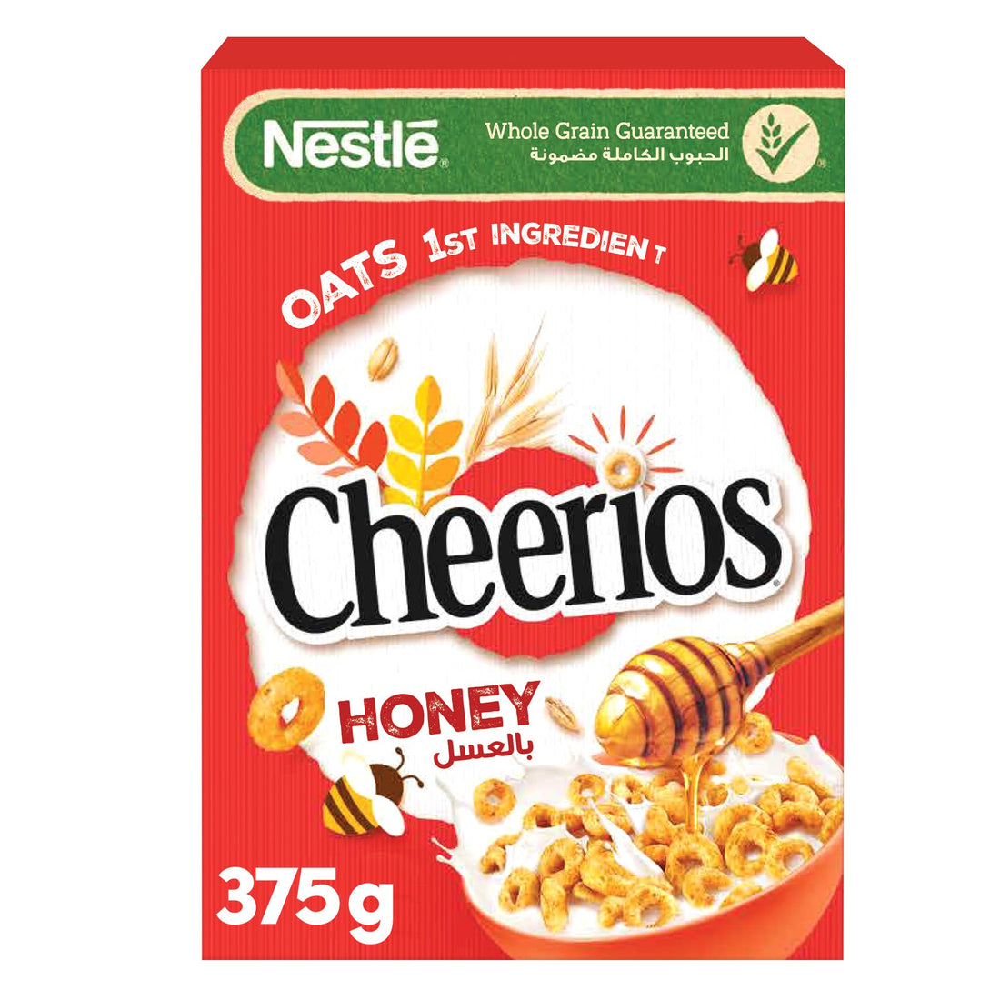 Nestlé Honey Cheerios Breakfast Cereal 375g
