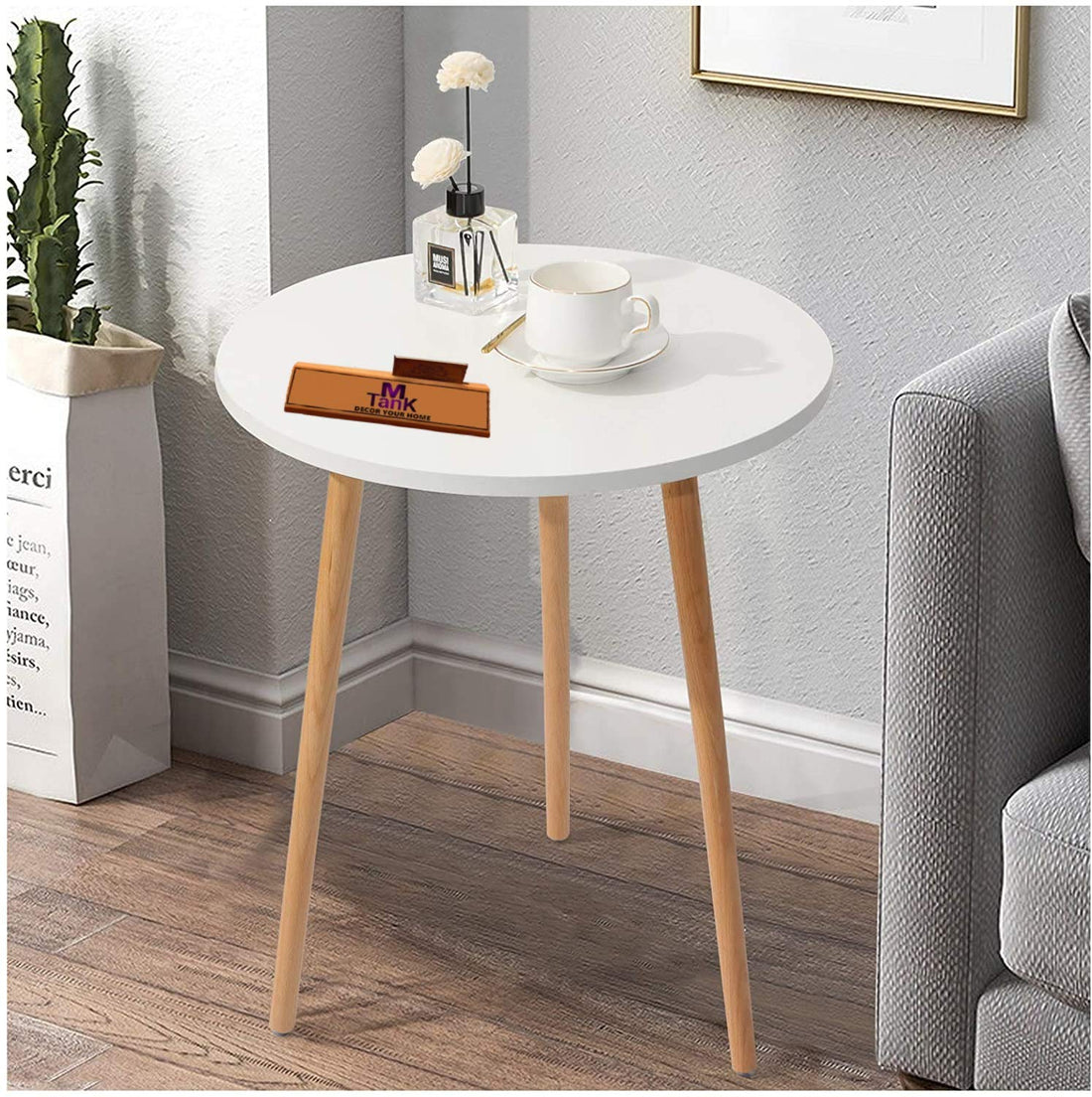 MTANK Wood Nesting Coffee Tables Modern Decor Side Table End Table Stool Side Corner Table Sofa Side Table for Home and Office