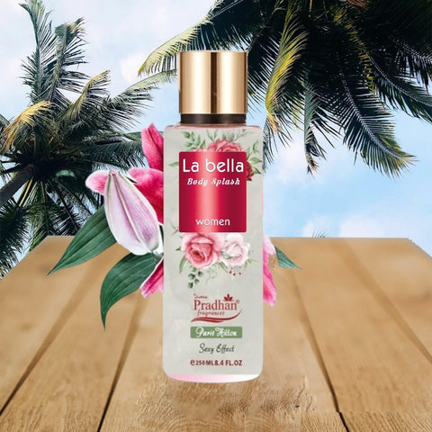 Labella Paris Hilton French Luxury Fragrance Body Splash - All Day Long Lasting Pradhan La Bella Paris Hilton Body Mist Perfume for Women