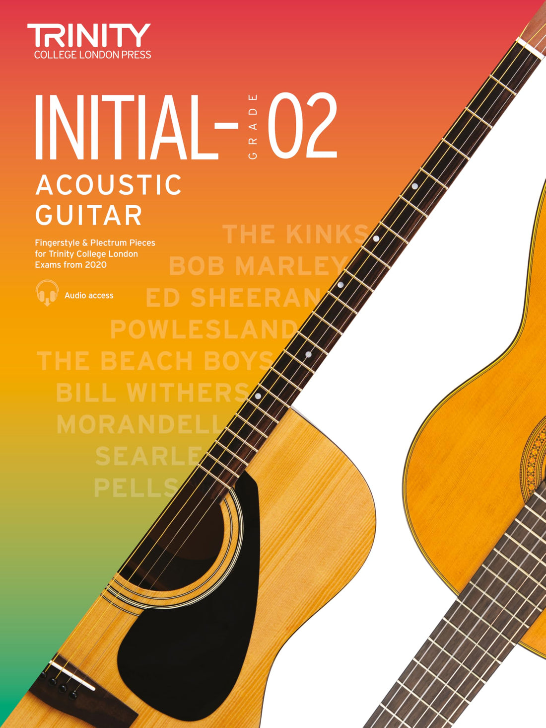 Trinity College London Acoustic Guitar Exam Pieces From 2020: Initial–Grade 2: Initial to Grade 2