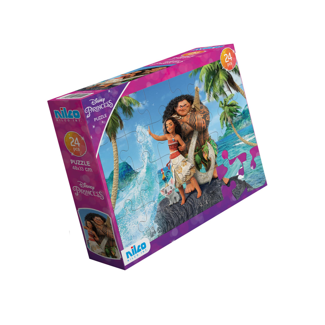 Nilco Disney Moana Jigsaw Puzzle 24-Pieces, XX-Large