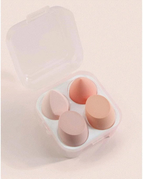 4pcs Beauty Blender Makeup Sponge, Dry and Wet Use to Powder Cream and Liquid, Line Foundation Cosmetics Beauty Tool Sponge, Easy to Use,