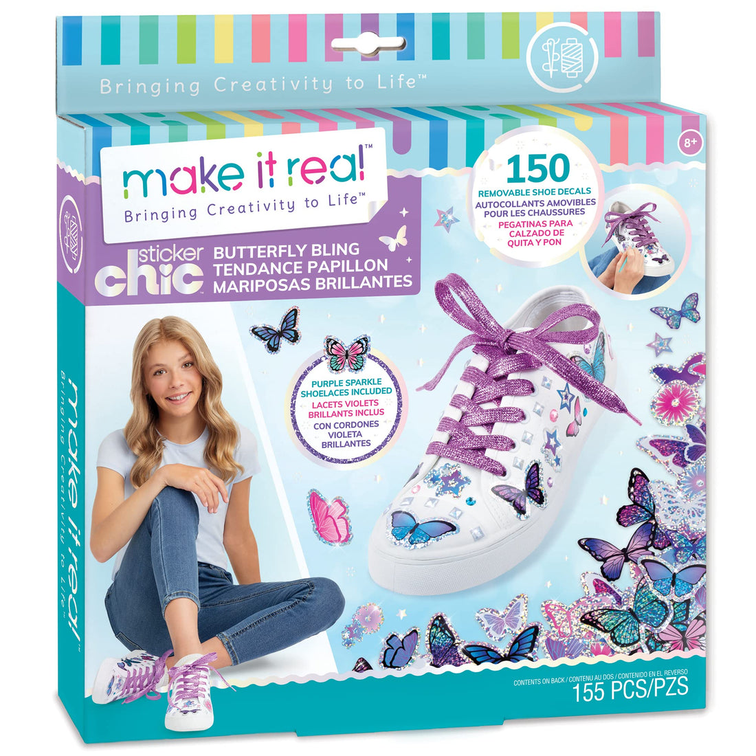 Make It Real Sticker Chic: Butterfly Bling
