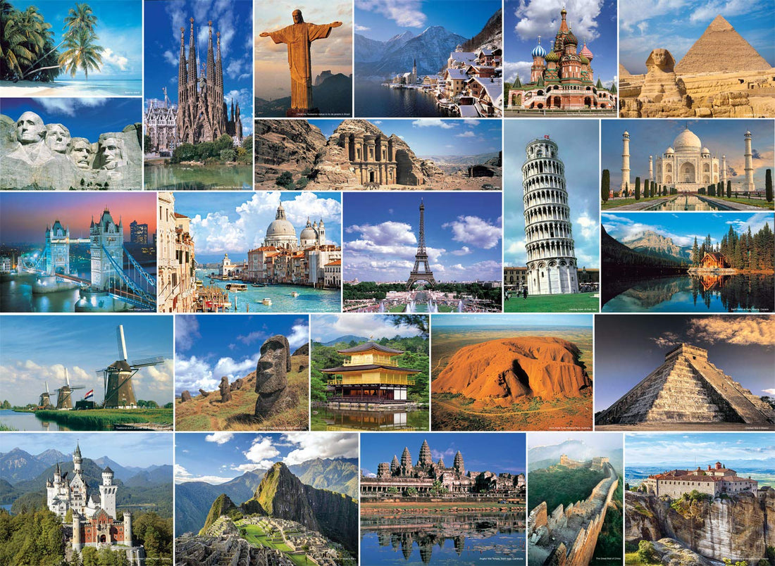 Wonders of the world 4000 pcs jigsaw puzzle