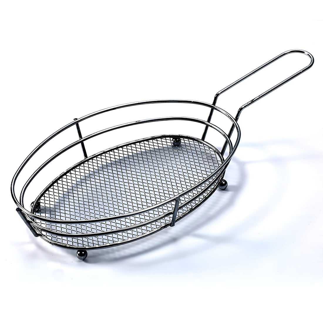 Tabletop Snack Basket - Durable and decorative metal piece for upscale food service at home, inspired by premium restaurant presentations and creative plating ideas!