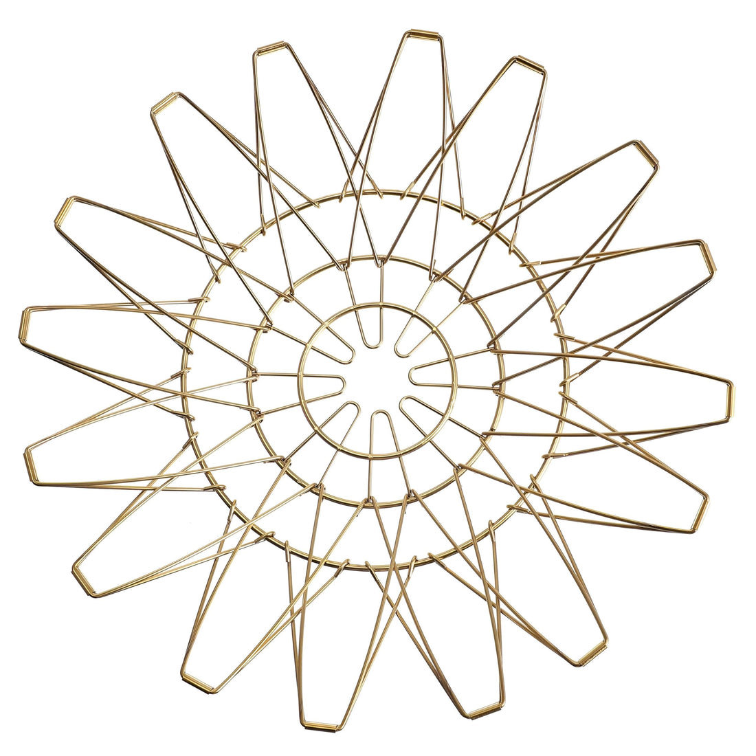 Foldable Container - Unique Artistic Metal Fruit Basket, Crafted from Durable Stainless Steel, Perfect for Storing Fruits and Vegetables While Saving Space.