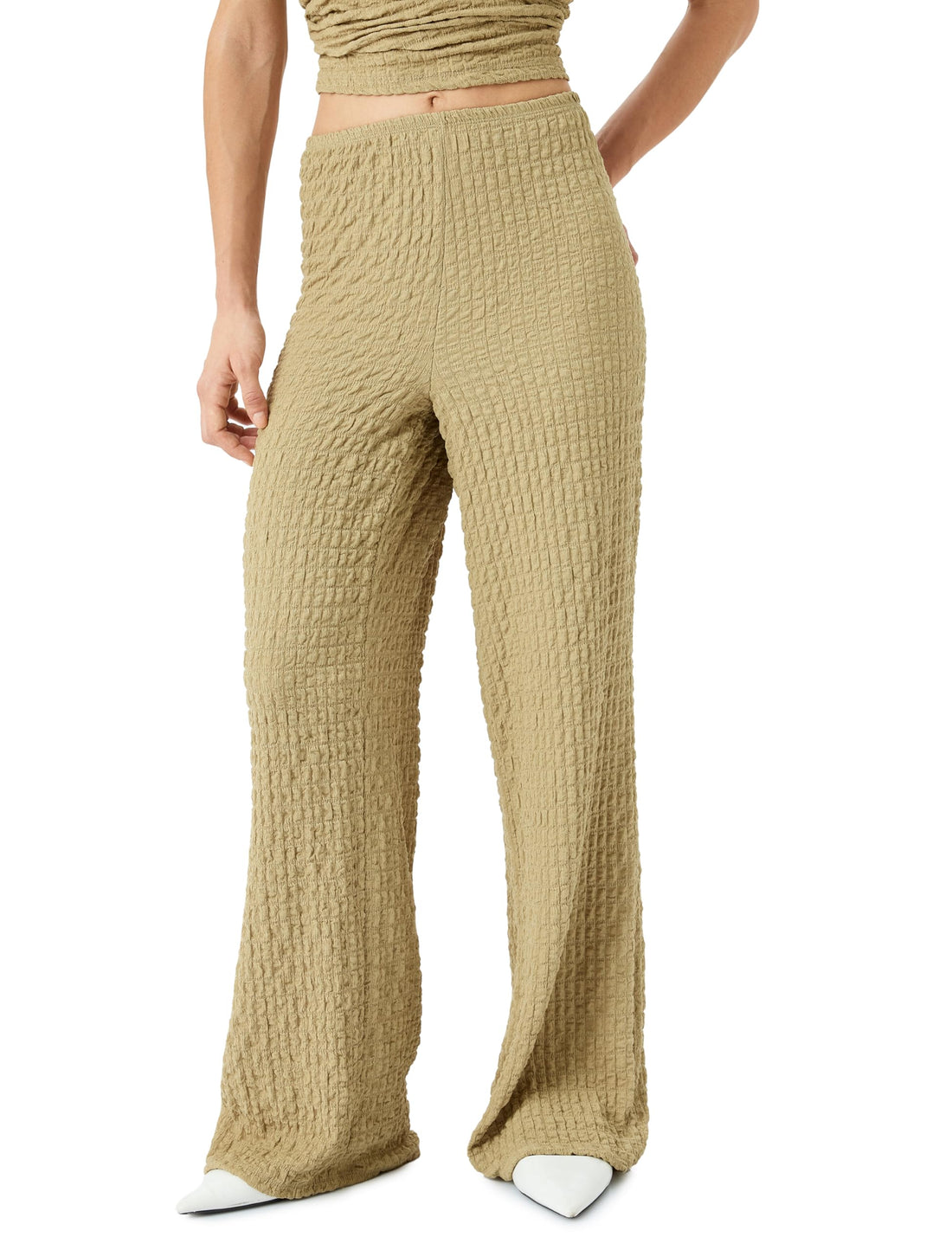 KOTON Womens Wide Leg Pants TROUSERS