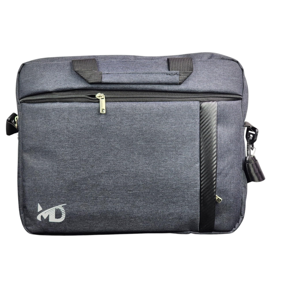 MD Stay Fit Laptop Bag, 15.6 inch, Waterproof Nylon, 3 Compartments, Adjustable Shoulder Straps