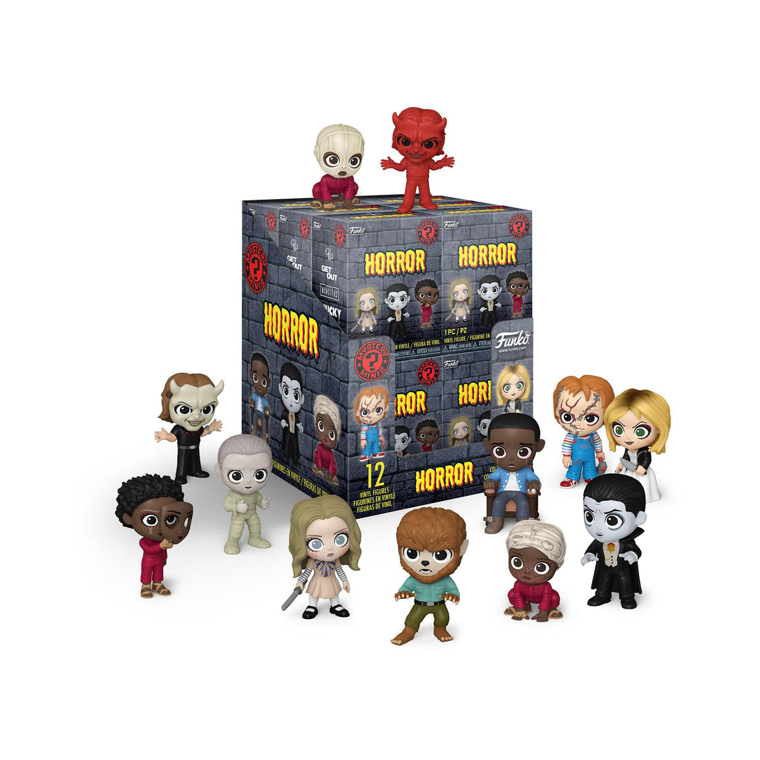 Funko Mystery Mini: NBCU Horror - Chucky - 1 Of 12 To Collect - Blind Purchase - Collectible Vinyl Figure - Gift Idea - Official Merchandise - Toys for Children and Adults