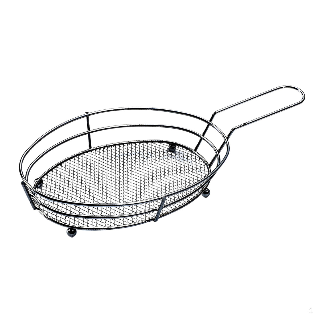 Forged Iron Basket - Industrial-style appetizer and fry serving container designed for home use with a professional twist, enhancing every meal’s aesthetic appeal!