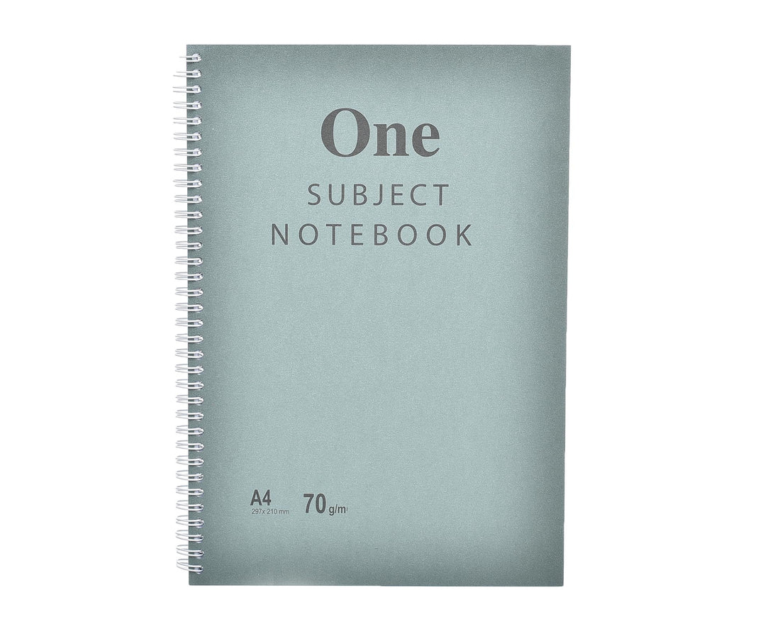 Elmaayergy Metalic Spiral Lined Notebook A4, 100 Sheets Durable Tool That Withstand Daily Use With Eco-Friendly Material