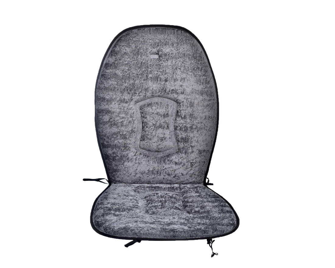 Generic ND318 Set Of 2 Pieces Of Car Seats Covers With Perfect Design, Premium And Long Lasting Material - Grey