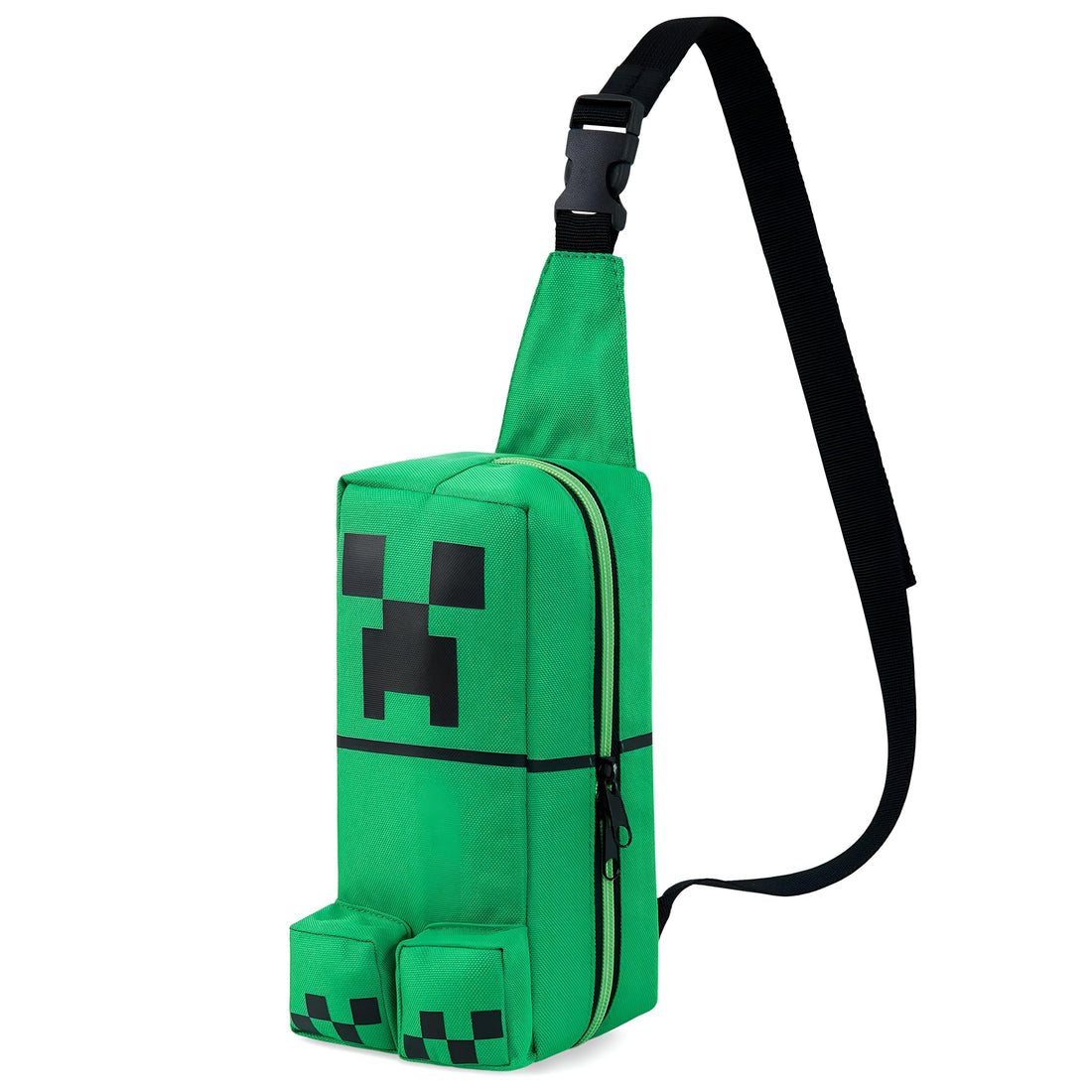 Gamer Bum Bag - Inspired Crossbody Pack with Creeper Design, Lightweight & Comfortable for Teens
