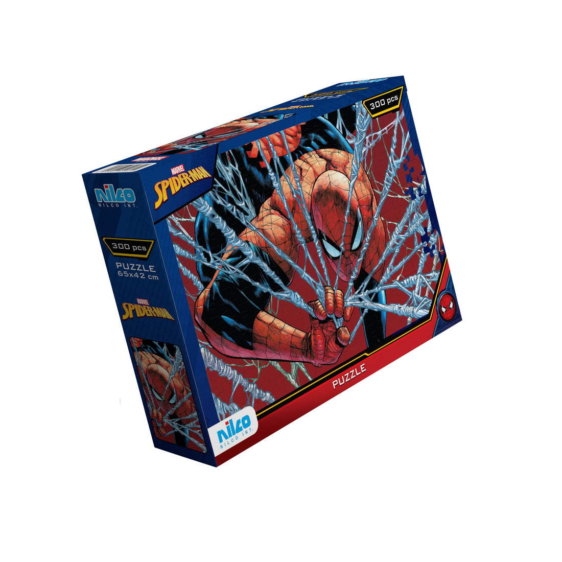 Nilco Marvel Spider Man Puzzle 300 Pieces Set, 65 cm x 42 cm Size