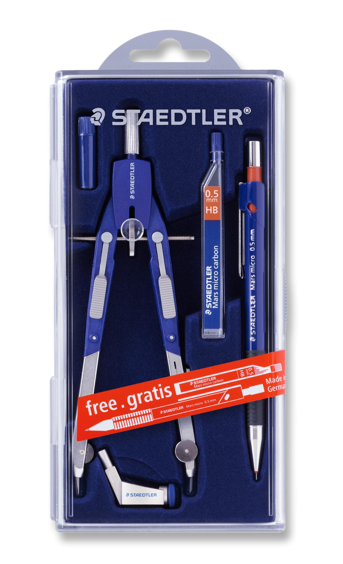 Staedtlermars comfort compass 552-02-pr1, gift mechanical pencil - no:55202pr1
