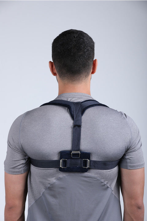 MOVE Clavicle Support Brace for Collarbone, White, Foam with Cotton Cover, Adults (X-Large)
