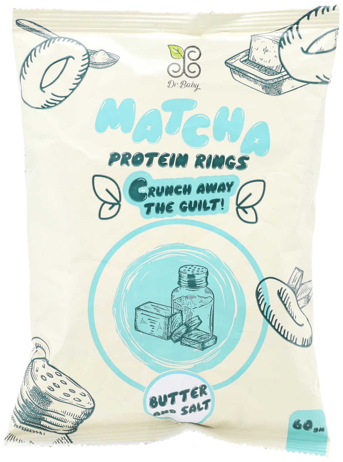 Dr Baby Dr. Butter and Salt Matcha Protein Rings 60 g