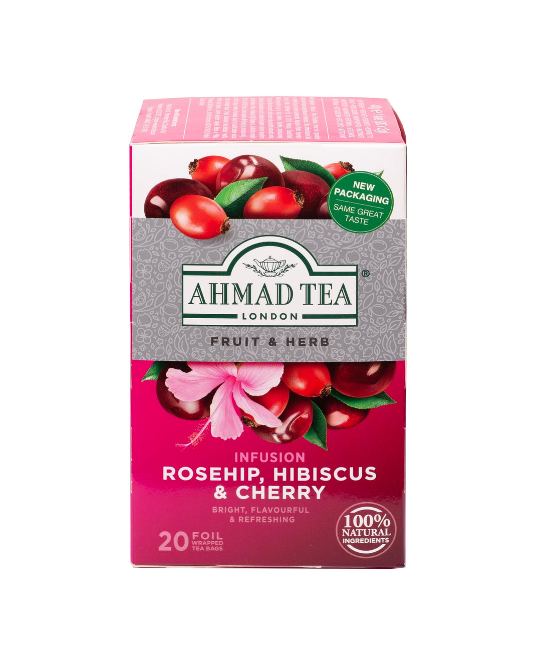 Ahmad Tea Rosehip, Hibiscus & Cherry 20 Foil