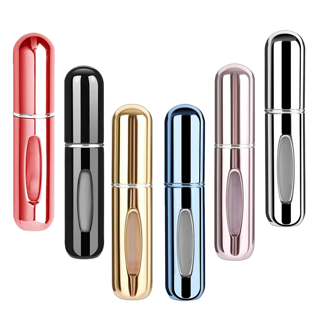 Spray Bottle - Portable 5ml Refillable Perfume Bottle with Reusable Pump for Travel and On-the-Go Convenience, Pack of Four for Easy Fragrance Application