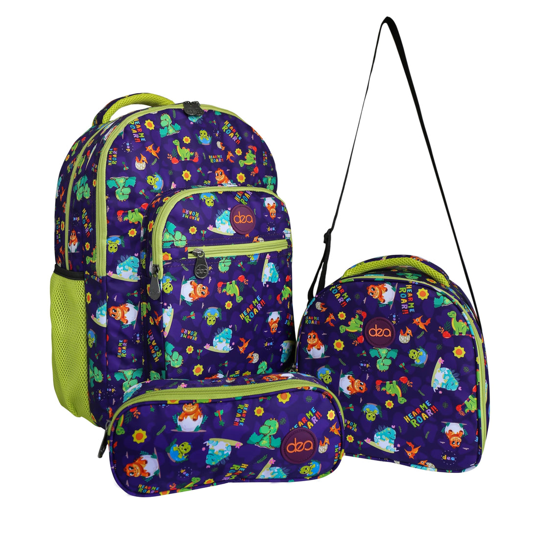 Trio - School Bag, Lunch Bag and Pencil Case 3-Piece Set, Size 18